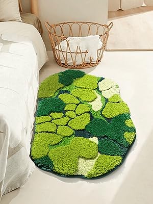 moss bedroom rug