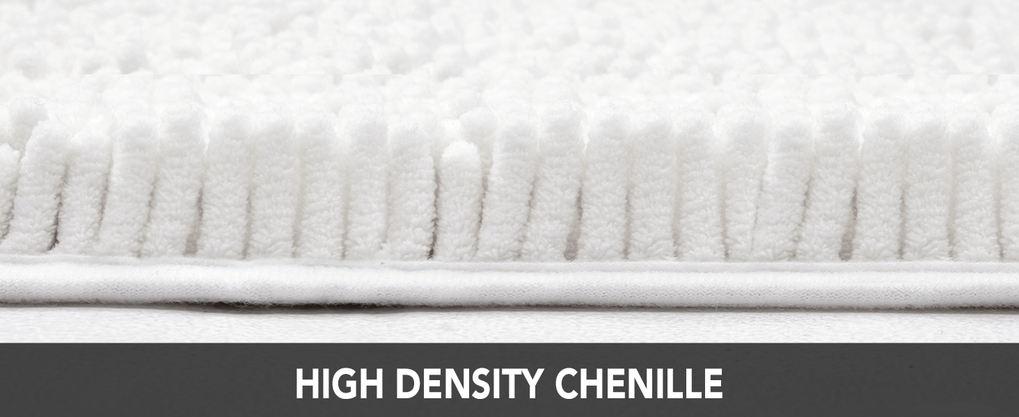 chenille bath mat