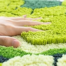 moss bathroom rugs