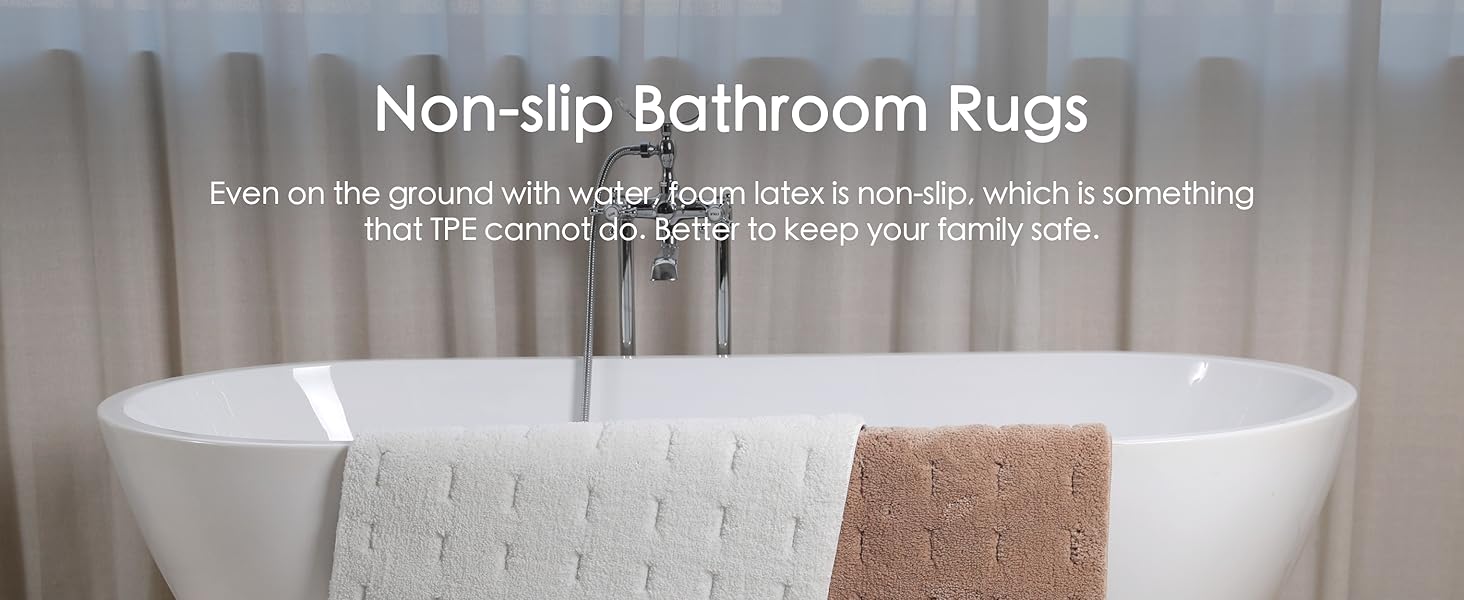 bathroom rugs non slip