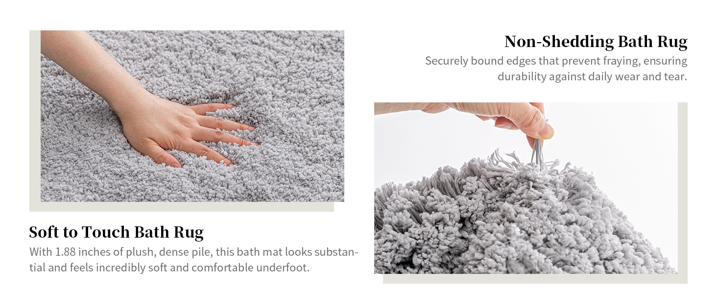 Non-Shedding Bath Rug