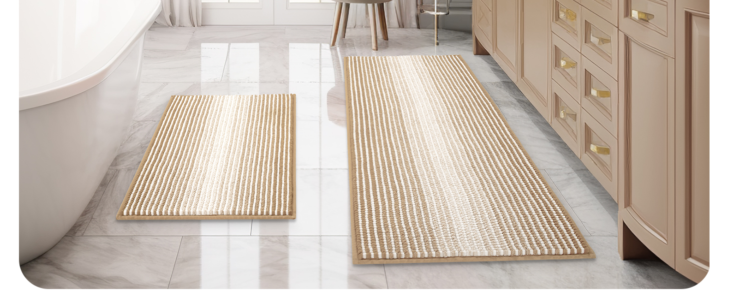 chenille bathroom rugs